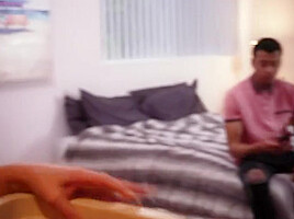 Tattooed busty blonde Elana Bunnz takes big black cock from friend’s man